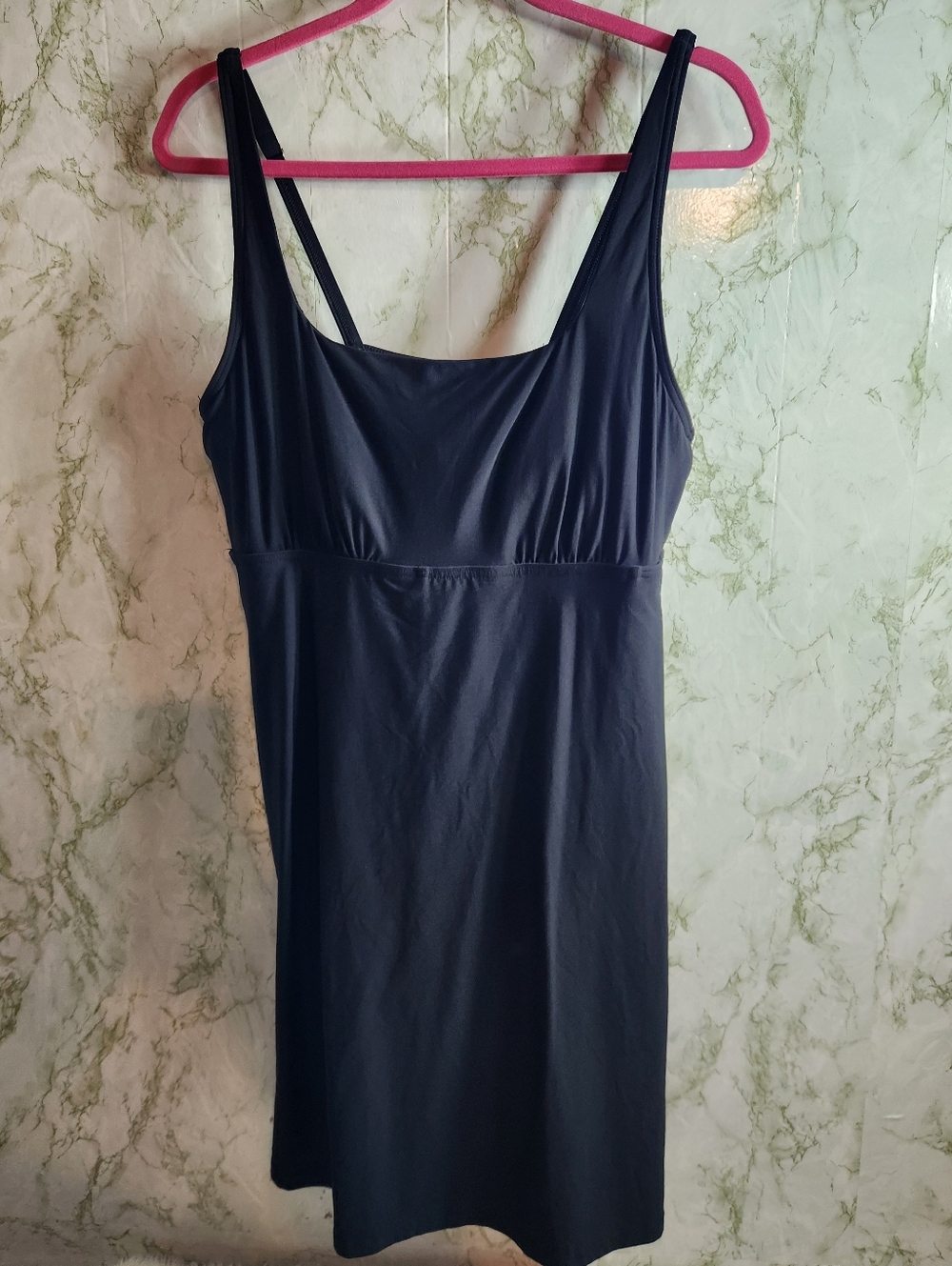 LANDS' END Black Active/Swim Dress
